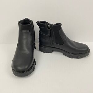 Dr. Scholl's Hitch‎ Black Ankle Boots Women's 6M | New Without Box